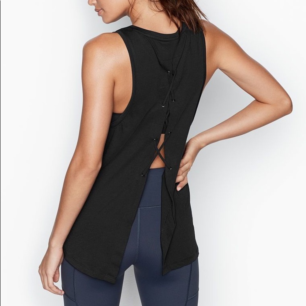 Victoria Sport Lace Tie Tank